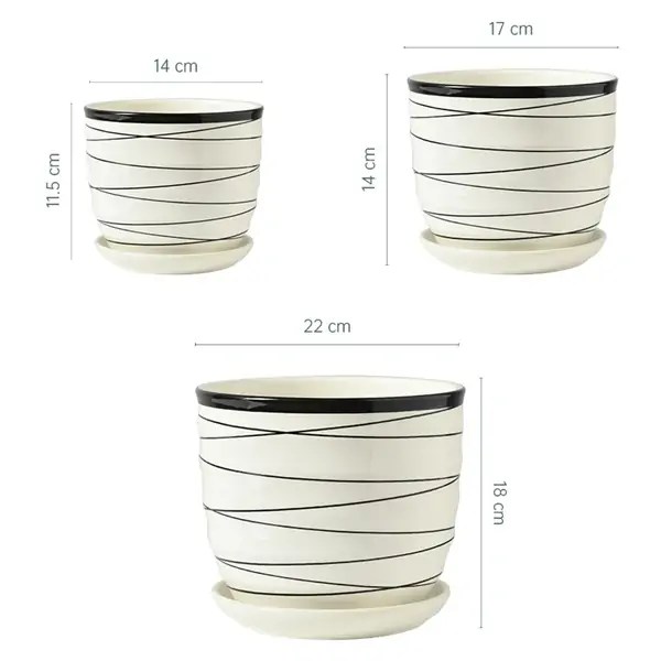 Elegant White Ceramic Pots for cheap on Sale Now!
