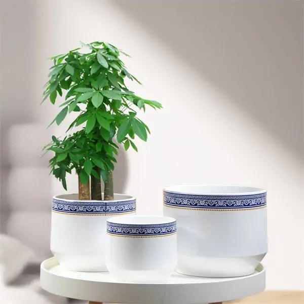 6Inch Gray Ceramic Plant Pots Bulk Wholesale Wholesale flower pots