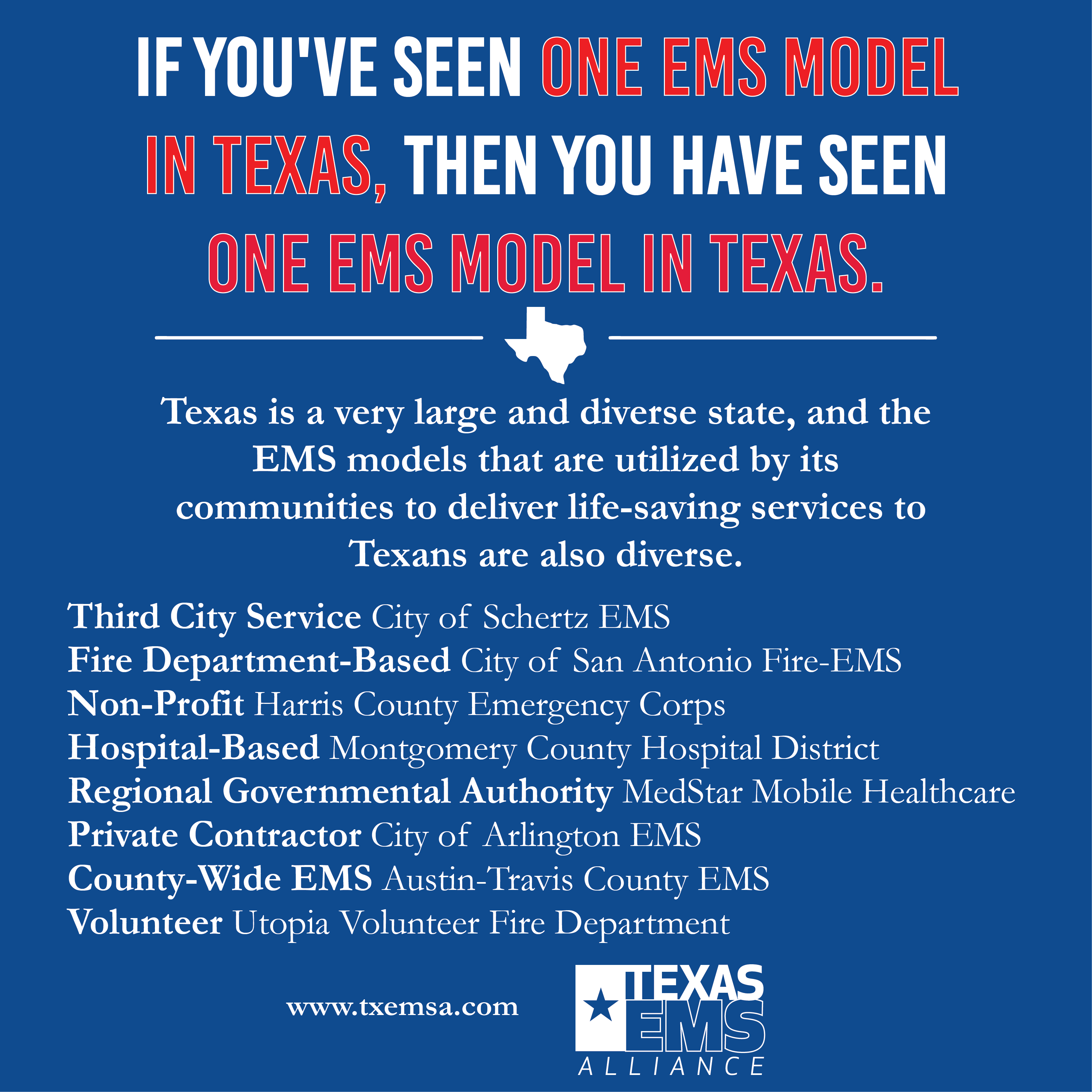 EMS in Texas Texas EMS Alliance