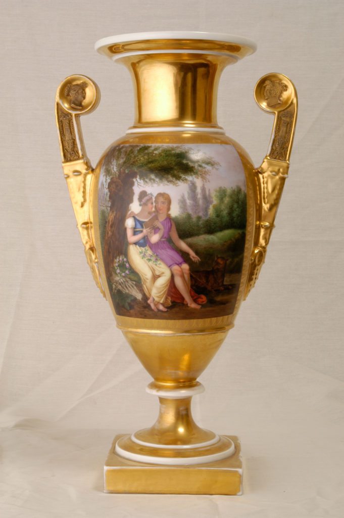 Porcelain Old Paris Vases Friends of the Governor's Mansion