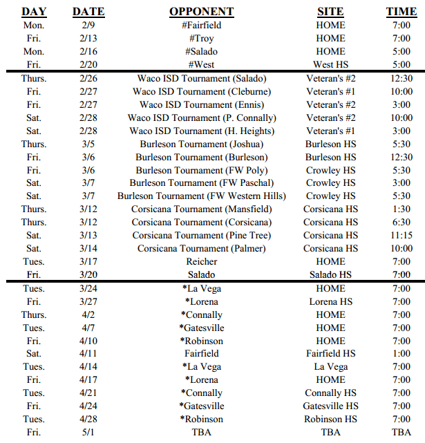 174A Texas Highschool Baseball