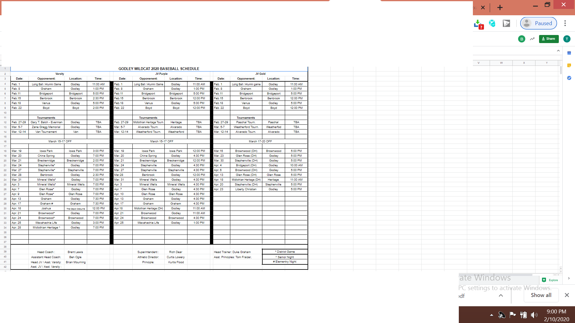 74A Texas Highschool Baseball