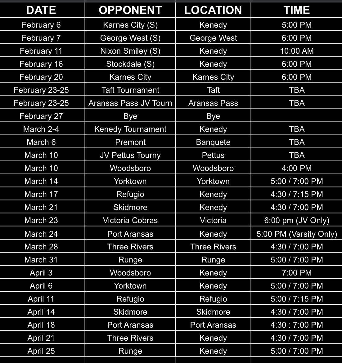 312A Texas Highschool Baseball