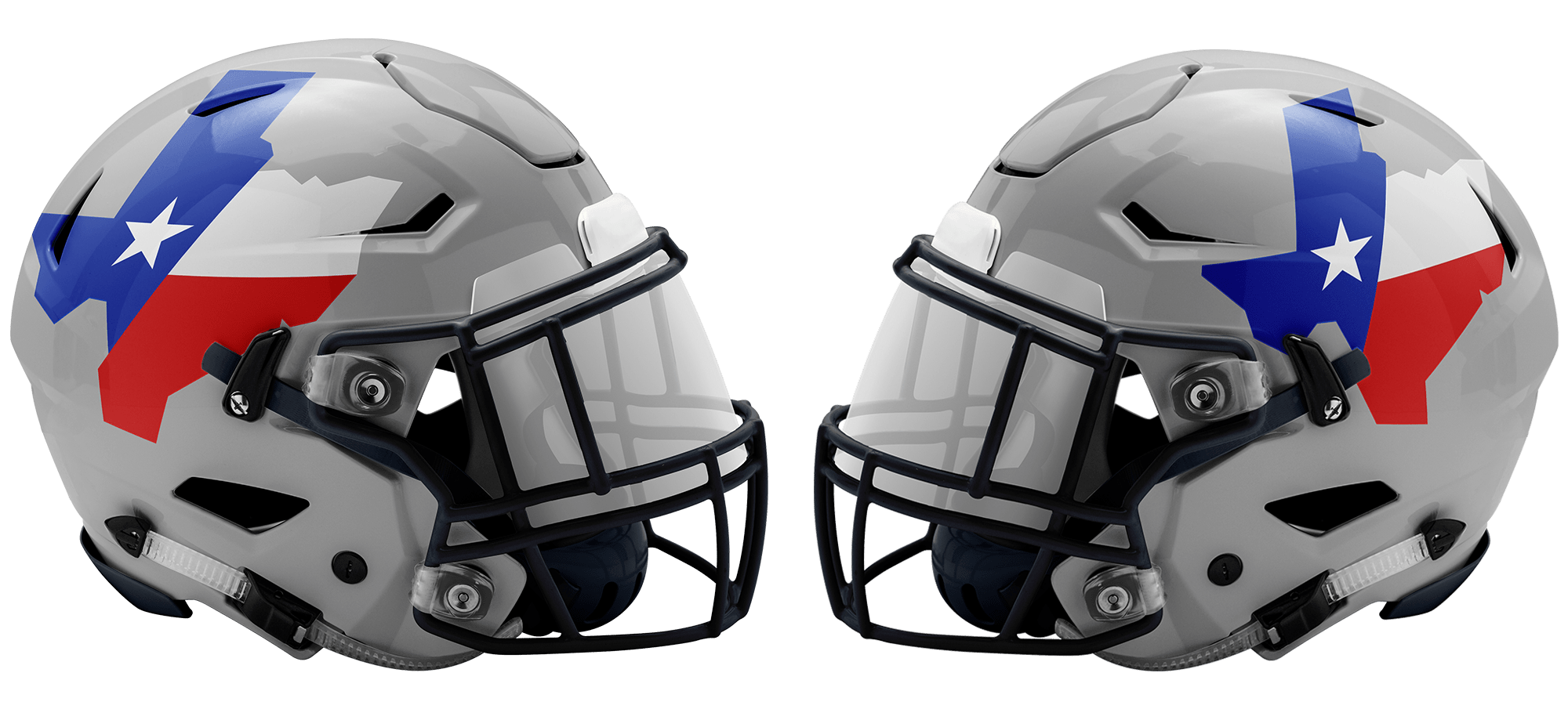Helmets Texas HS Logo Project