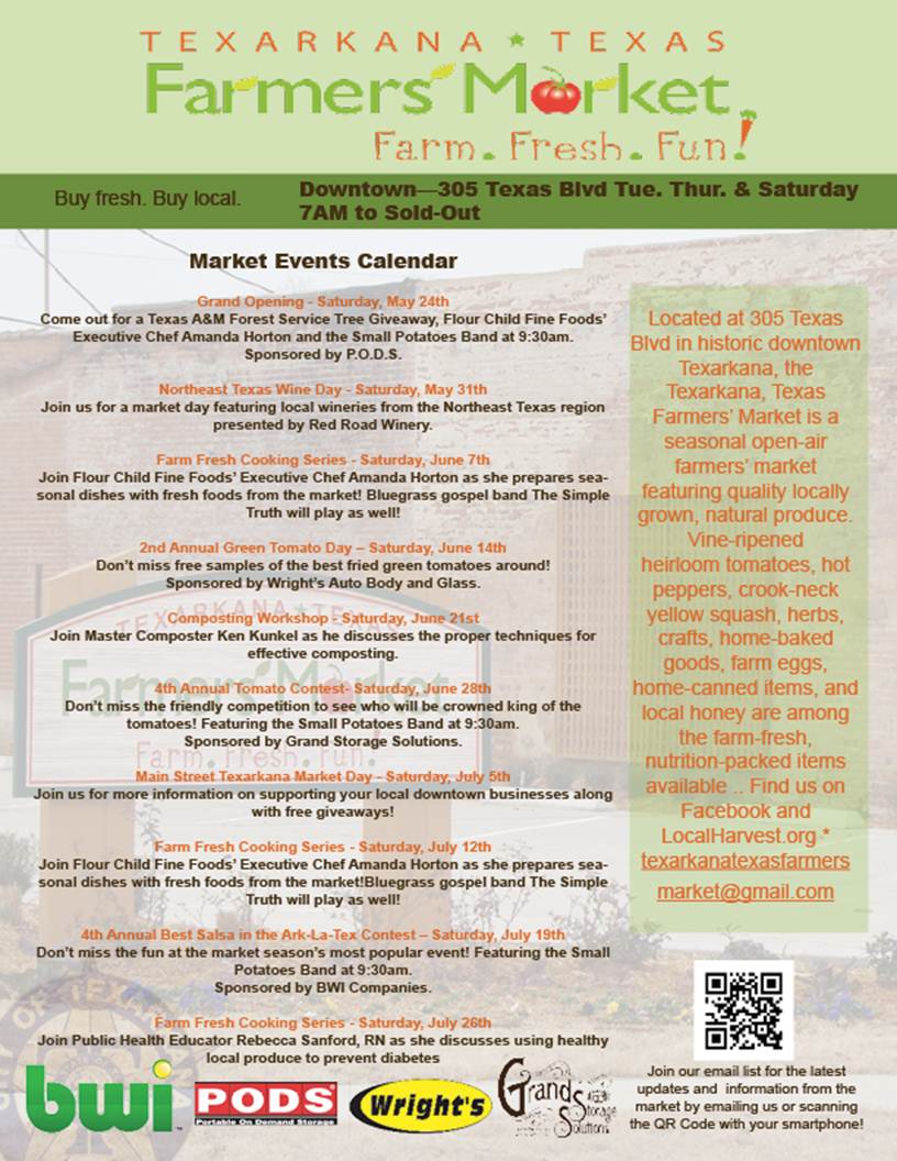Farmers Market Opens This Weekend Texarkana Today