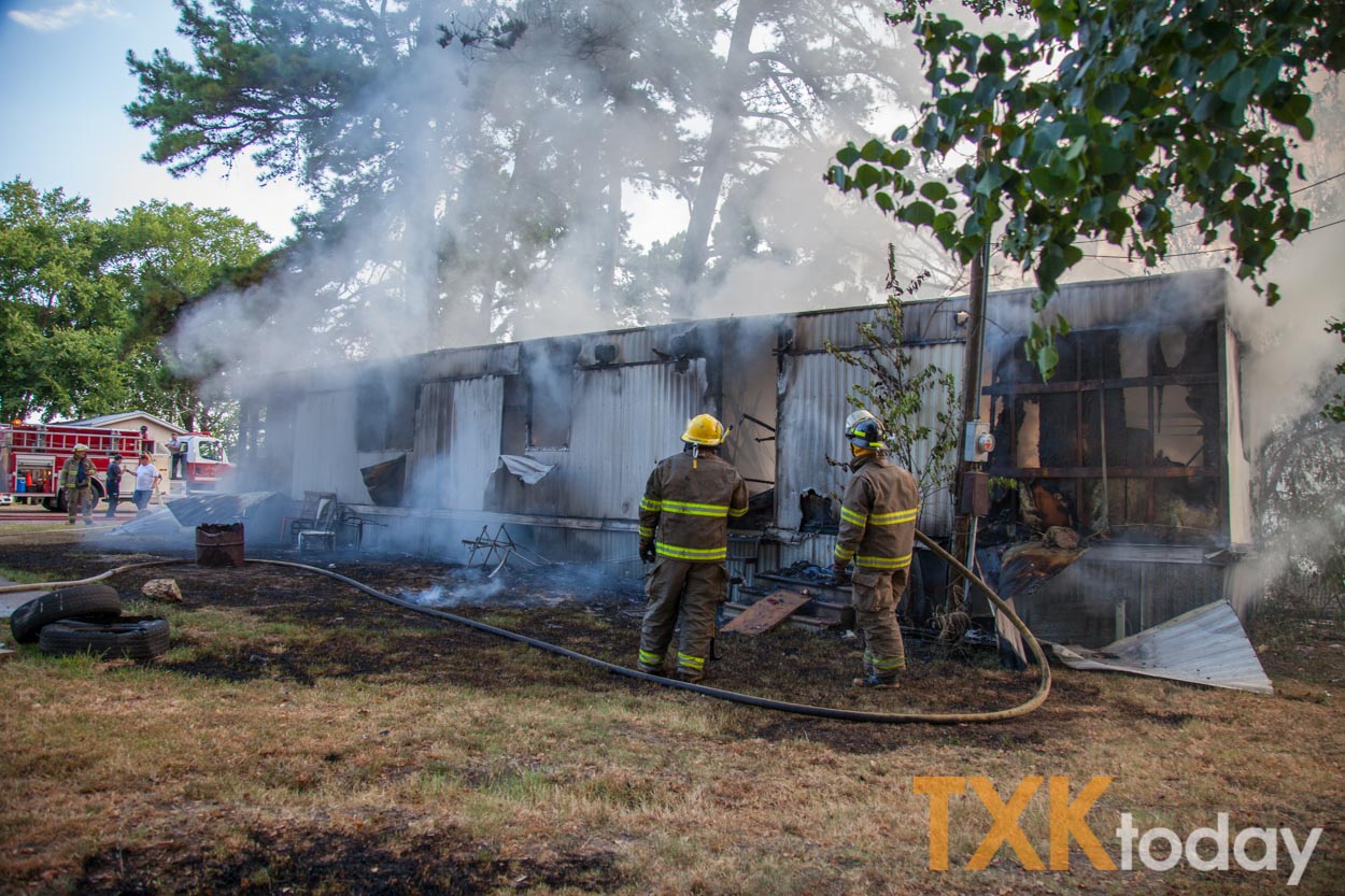 Multiple area fire departments respond to structure fire in Nash