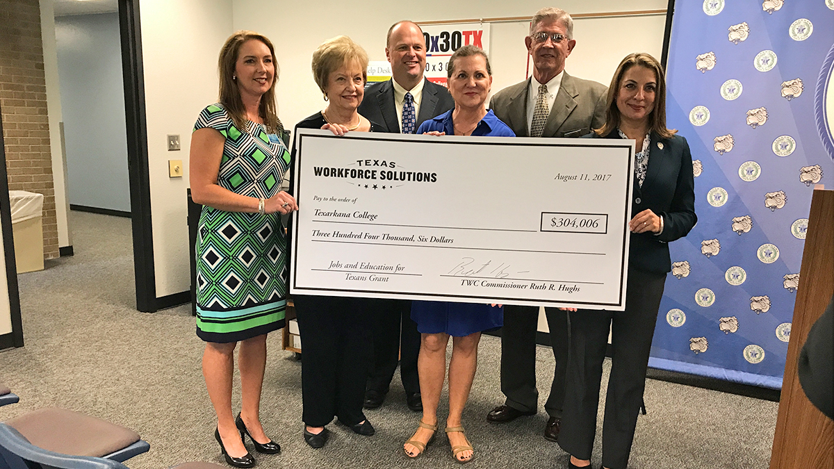 TC Awarded 304,006 from Texas Workforce Commission Texarkana Today