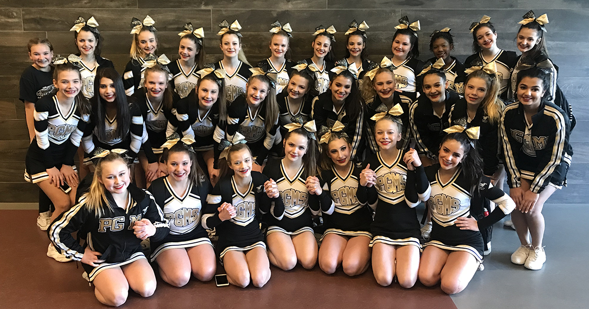Pleasant Grove Middle School cheerleaders win competition in Frisco, TX