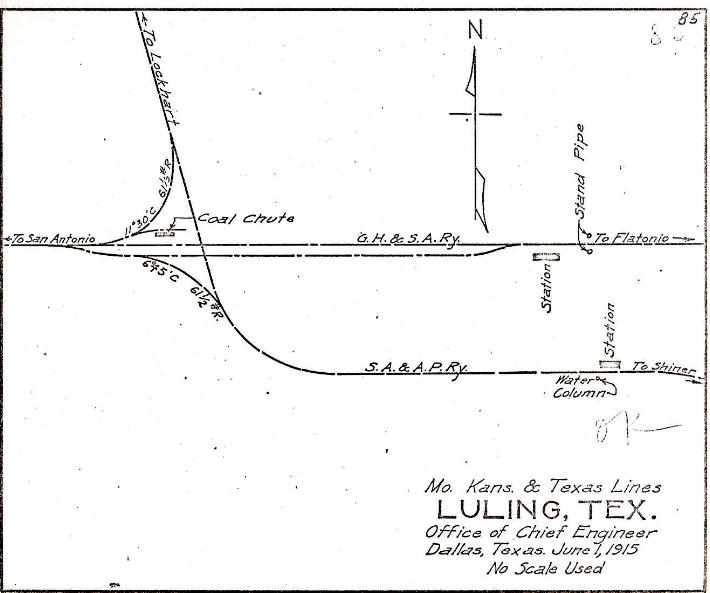 Texas Railroad History Tower 40 Luling