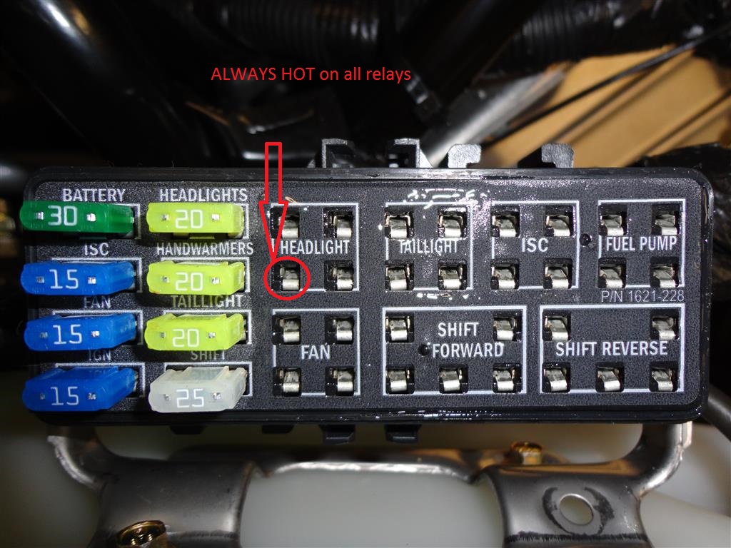 fuse box diagram 1979 yamaha 1100