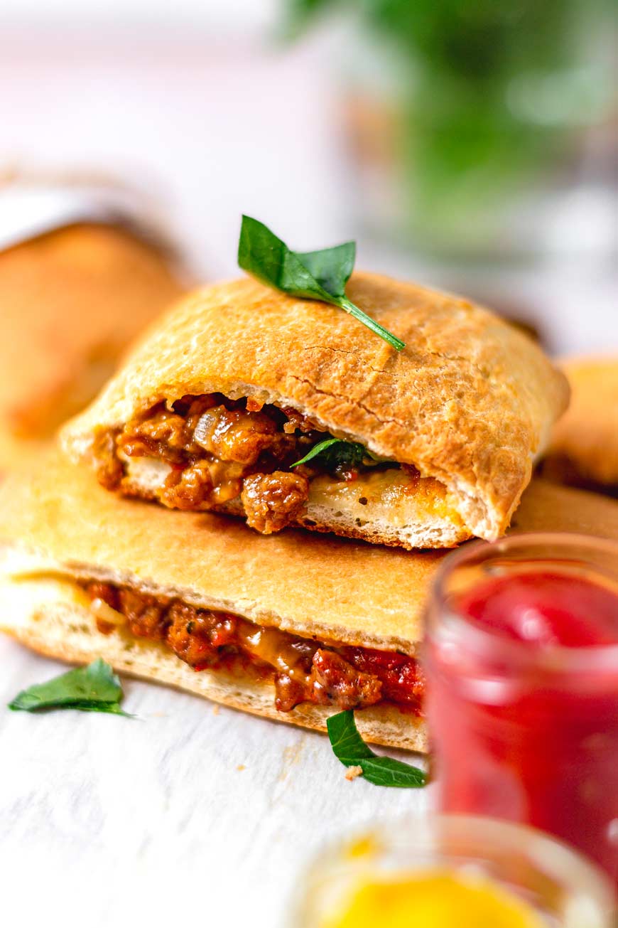 Vegan Cheeseburger Hot Pockets thank you berry much