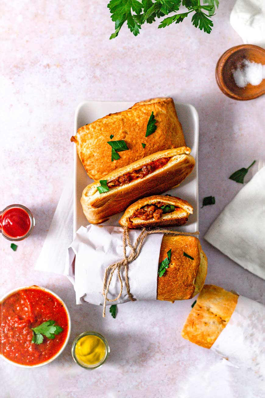 Vegan Cheeseburger Hot Pockets thank you berry much