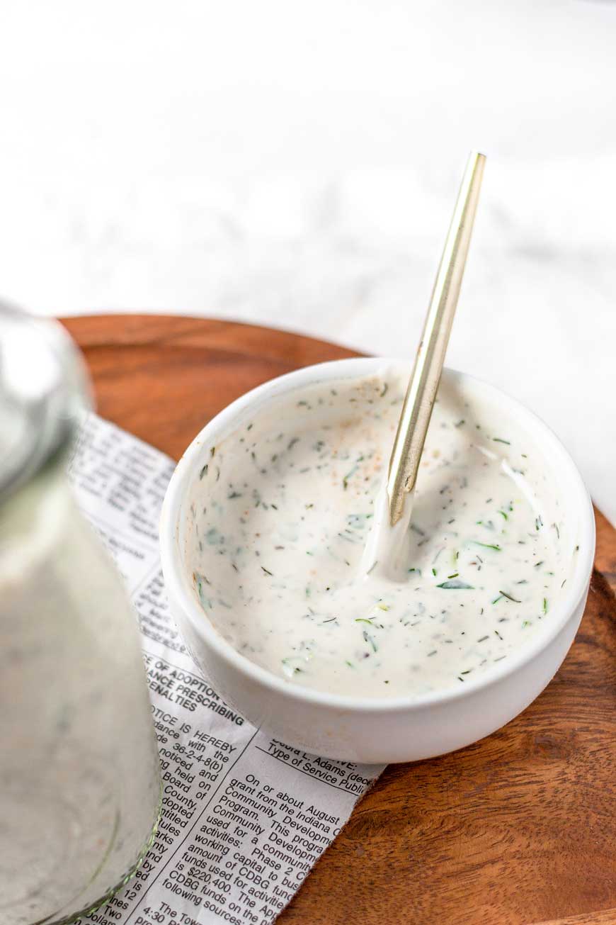 Homemade Vegan Buttermilk Ranch thank you berry much