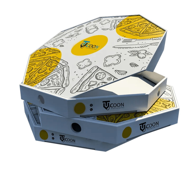 Custom Round Pizza Boxes Round Shape Pizza Box Packaging