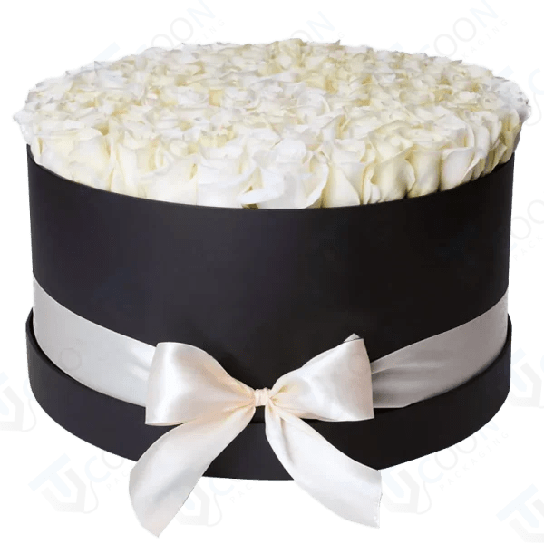 Round Flower Boxes Custom Round Flower Packaging Wholesale