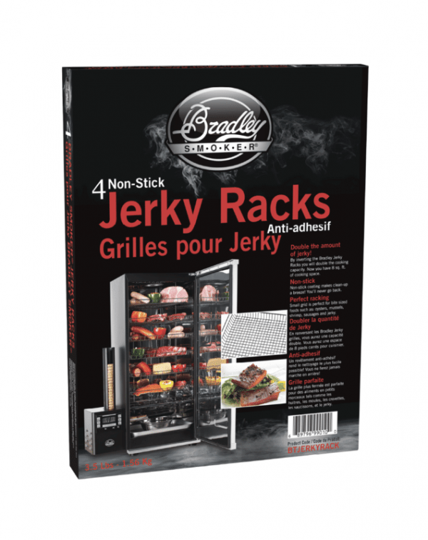 Bradley Smoker Jerky Racks, Teflon Coating, 15×11.9 in, 4 Pack in