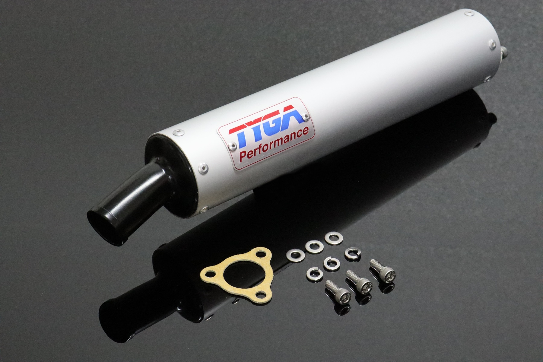 Silencer aluminium two stroke