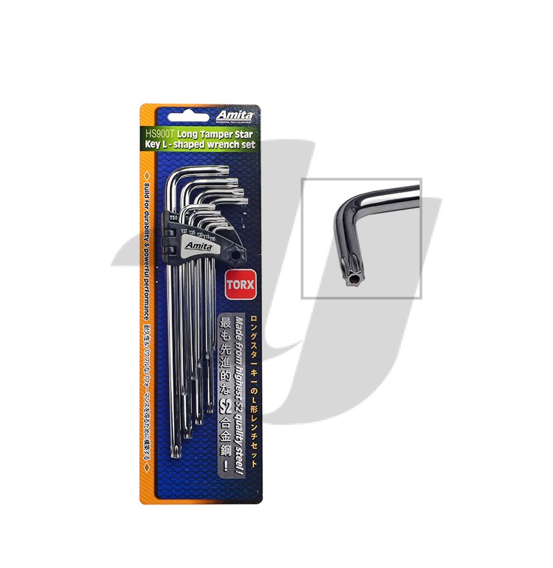 Hex Key Set T10T50 9pcs (Tamper Star) TY Hardware