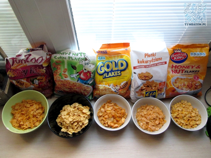 Z miodem i orzechami test płatków kukurydzianych tymrazem.pl podróże, smaki, opinie
