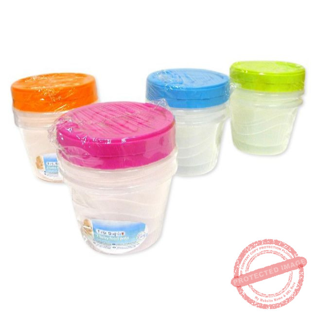 1st Steps Baby Food Pots (2 Pk) Freeze + Heat Tynechem