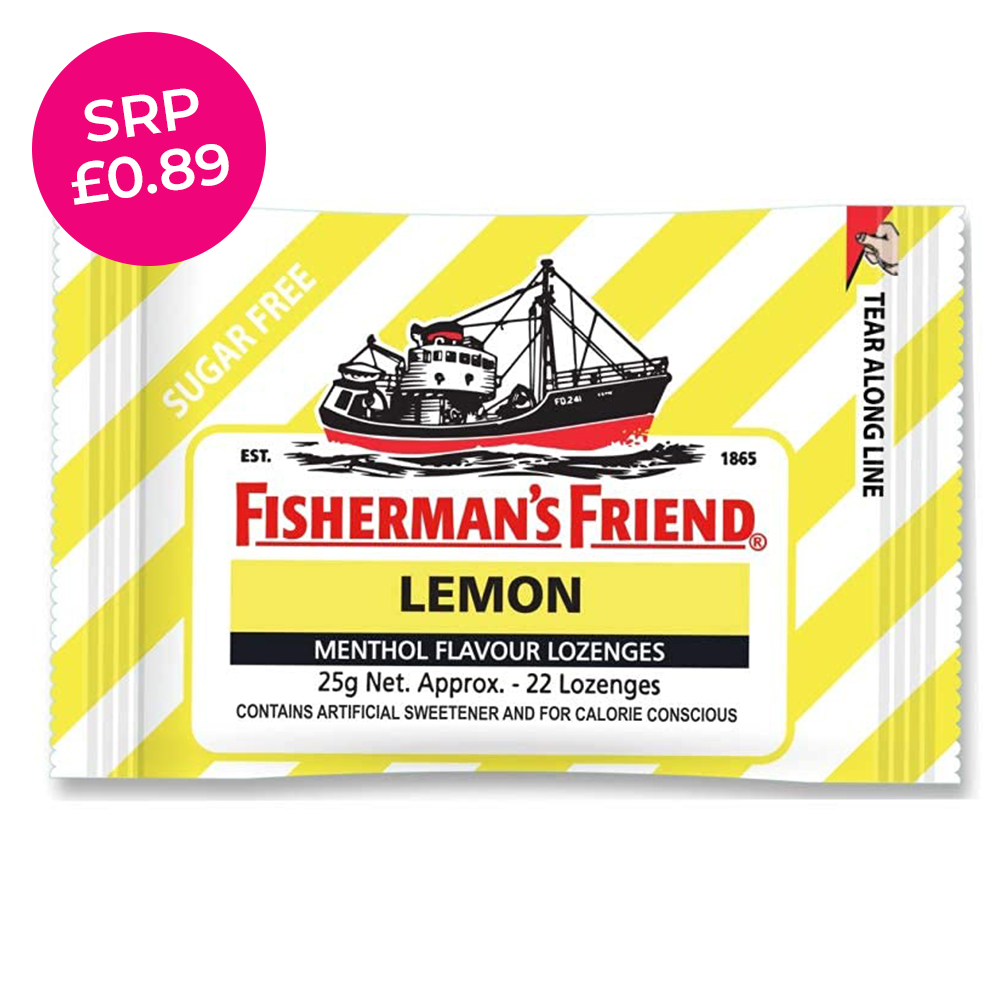 Fishermans Friend Lozenges 25gm Lemon S/f Tynechem