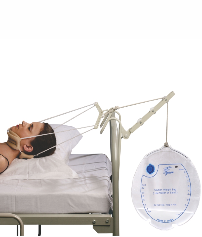 Cervical Traction Kit (Sleeping) with Weight Bag Tynor India's
