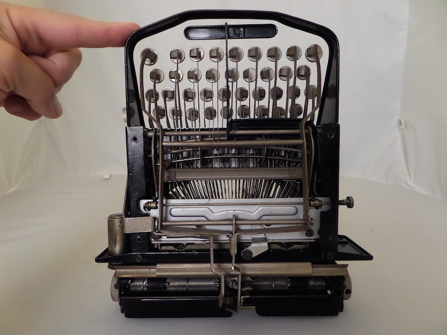 A typewriter repairman