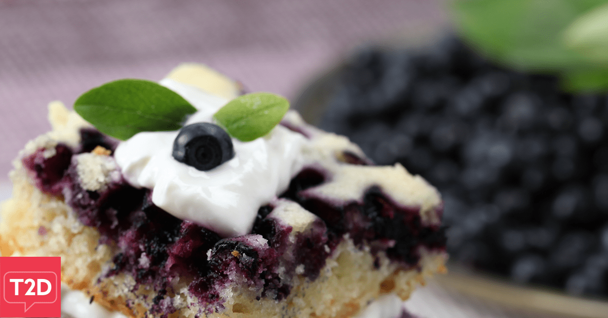 Blueberry and Peanut Butter Squares Recipe