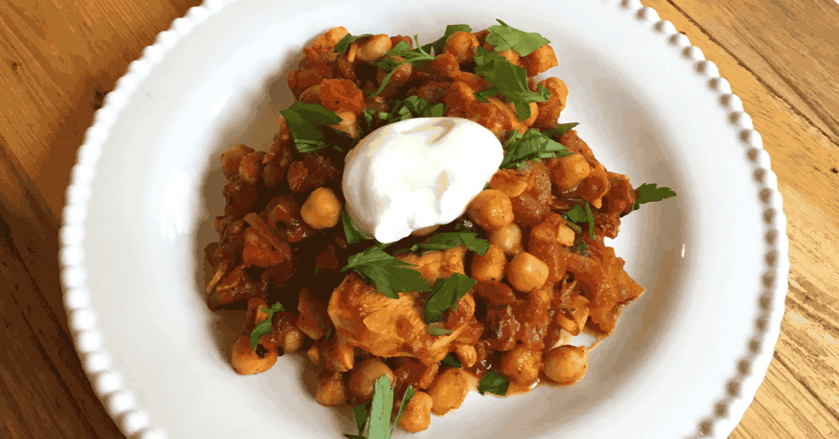 Chicken Chickpea Tagine Recipe