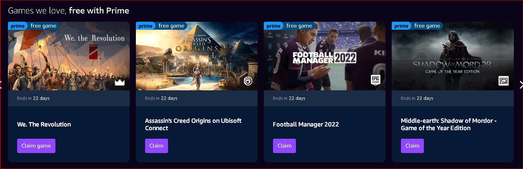 Amazon Prime Gaming Ücretsiz Oyun Typelish