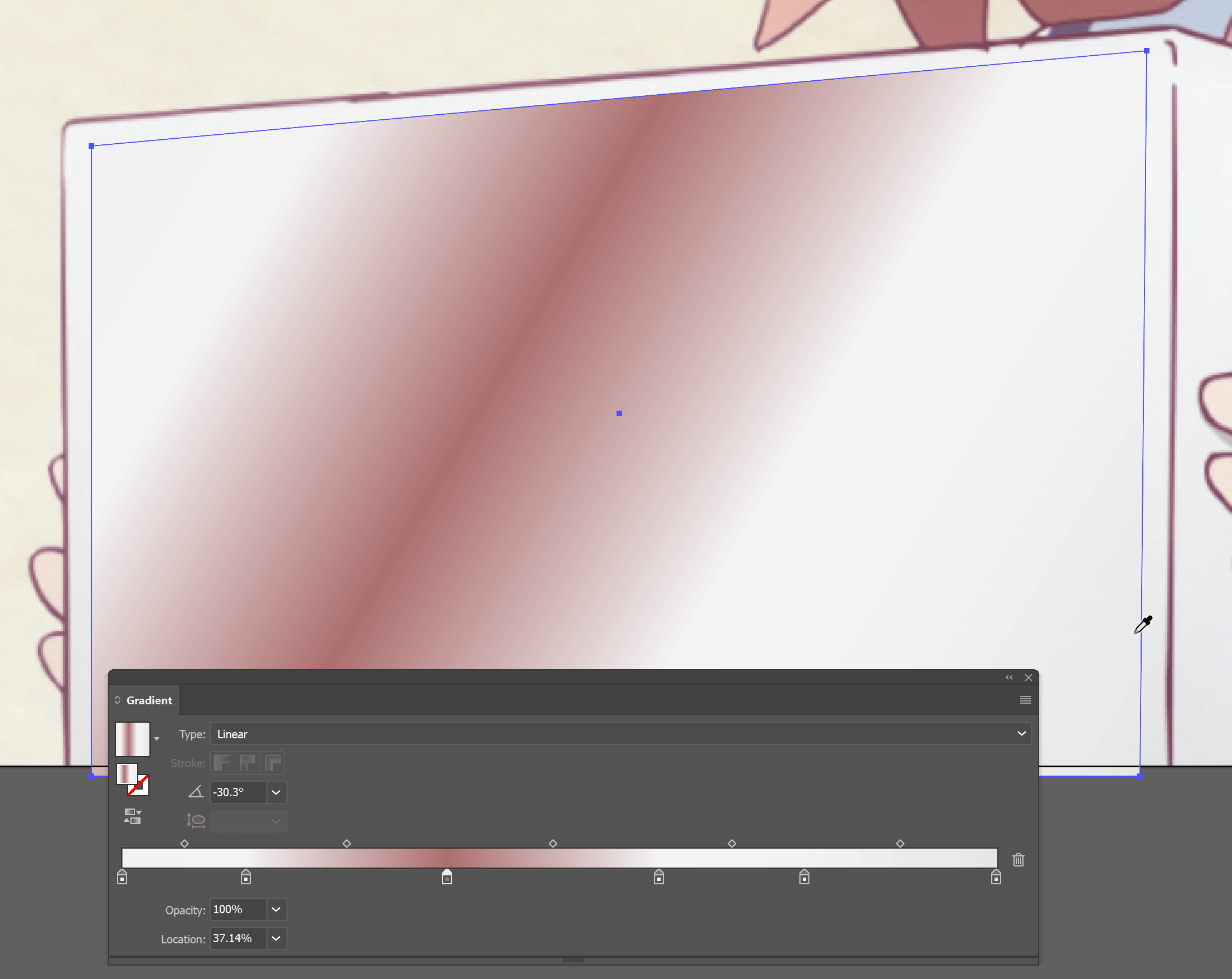 Typesetting with Illustrator and AI2ASS Part II Gradients