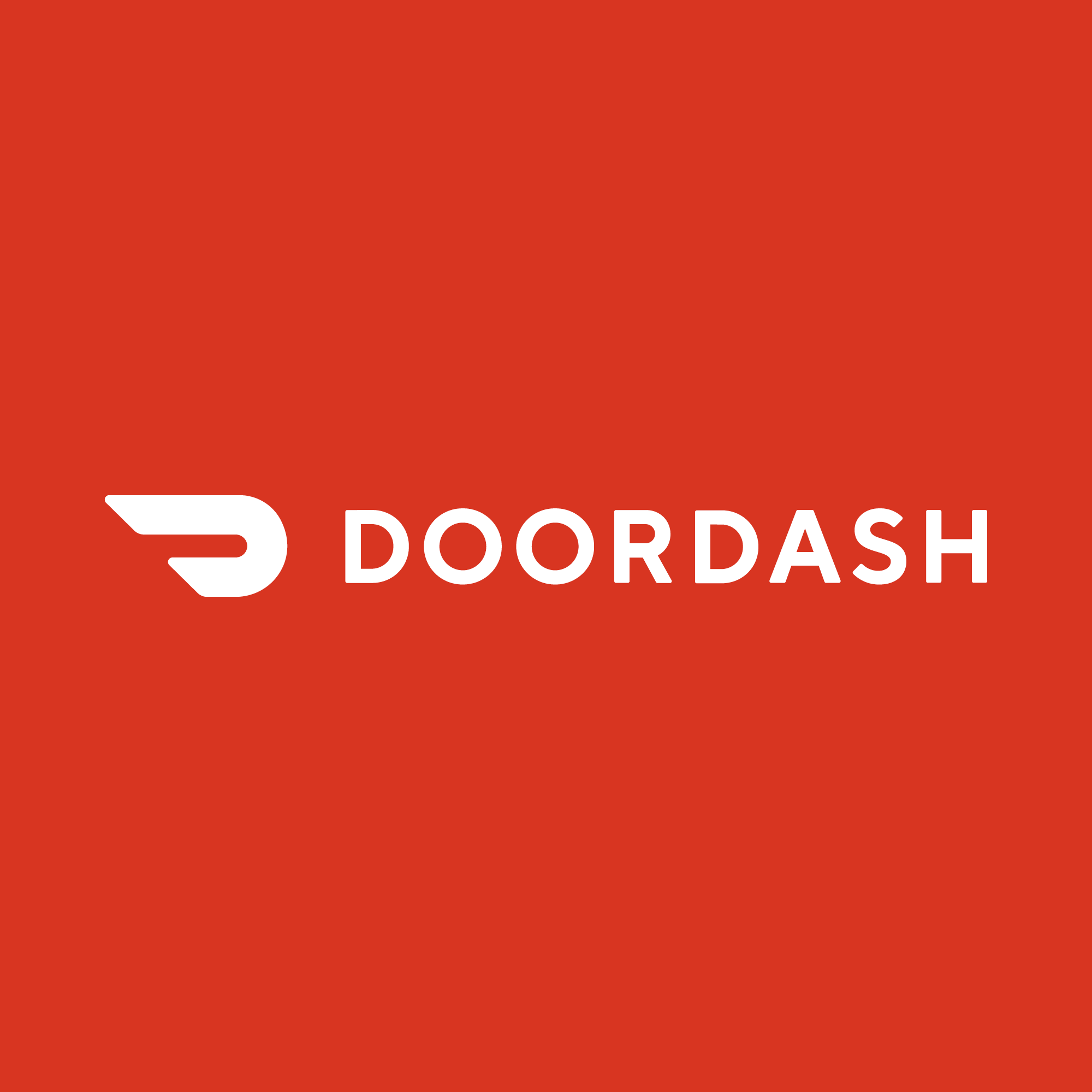 Doordash food delivery service font design TypeType®