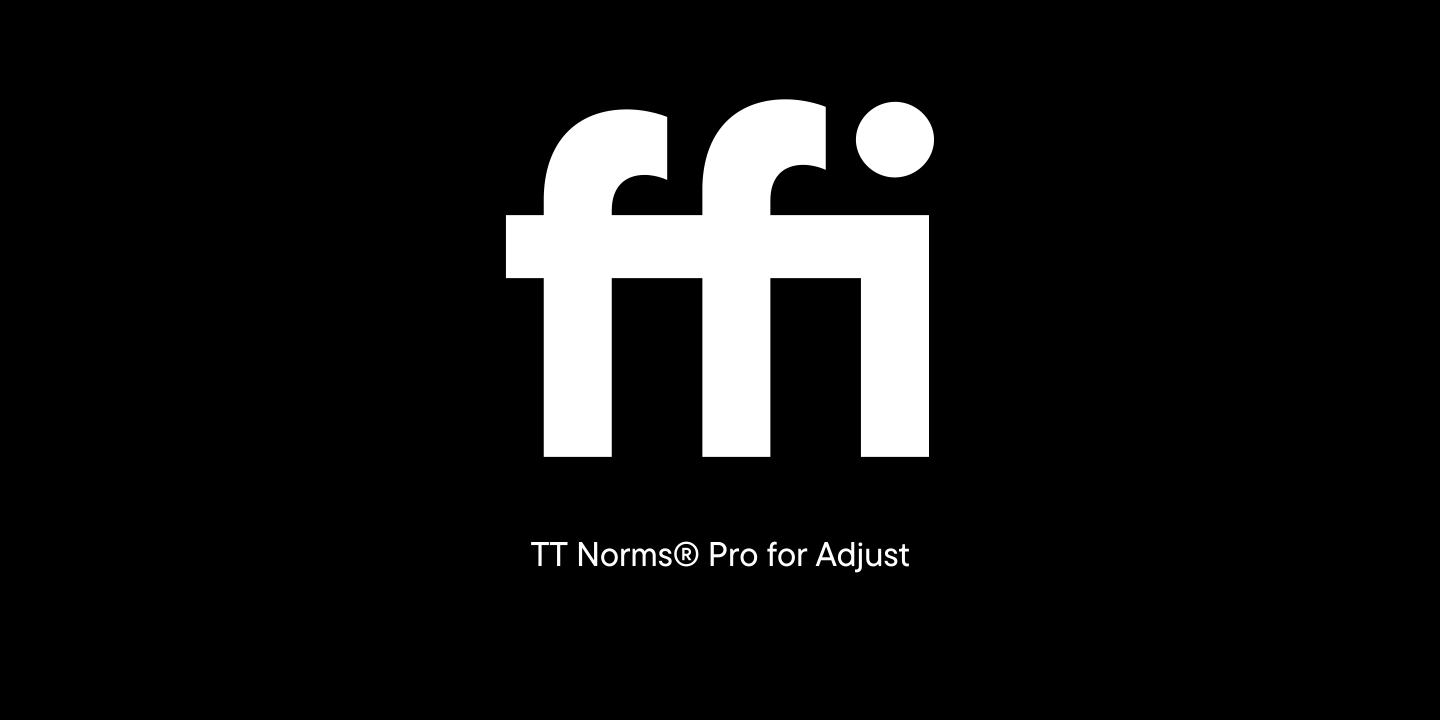 Turning off ligatures in TT Norms® Pro TypeType®