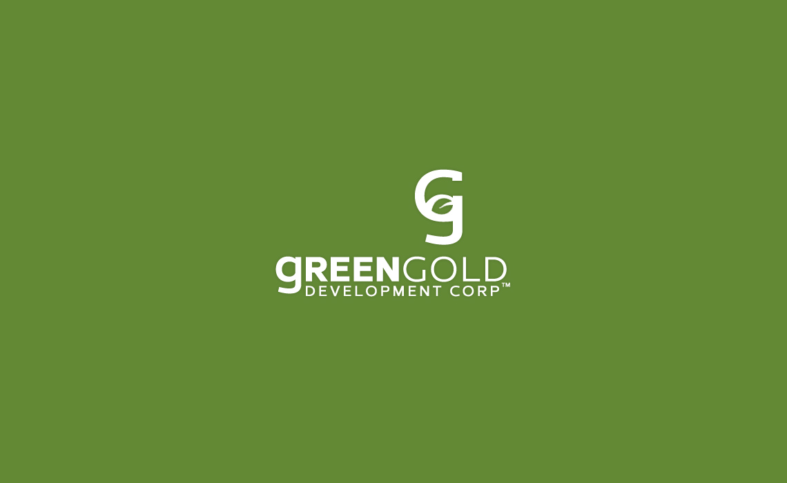 Logo Design for Green Gold Development Strategy Typework Studio