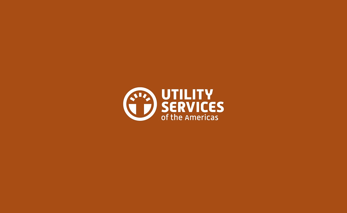 Logo Design for Utility Services of the Americas Typework Studio