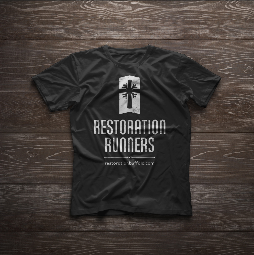 Restoration Runners 2014 TShirt Design Typework Studio Design Agency