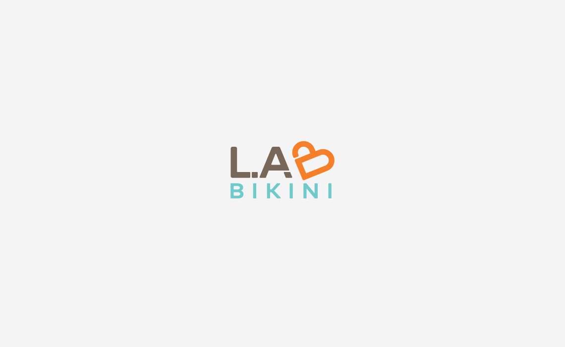 LA Bikini Salon Logo Design Typework Studio NY Branding and Design