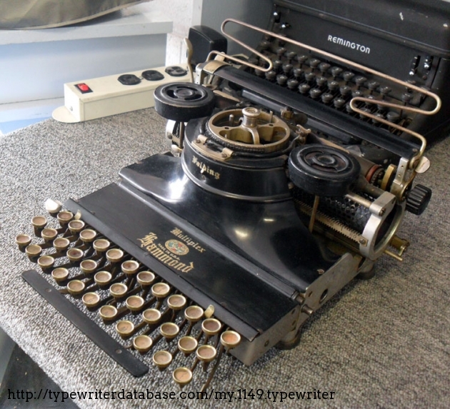 1921 Hammond Multiplex Folding on the Typewriter Database