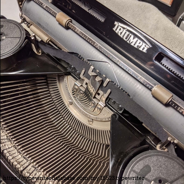1939 Triumph Durabel on the Typewriter Database