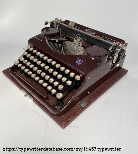 1936 Triumph Norm on the Typewriter Database