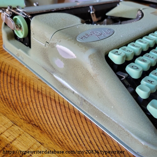 1960 Hermes Rocket on the Typewriter Database