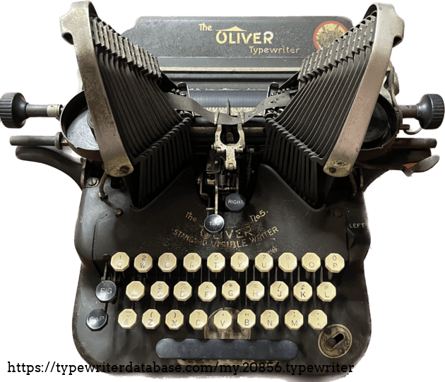 1913 Oliver 5 on the Typewriter Database