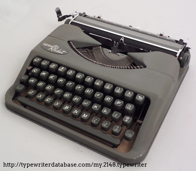 1954 Hermes Rocket on the Typewriter Database