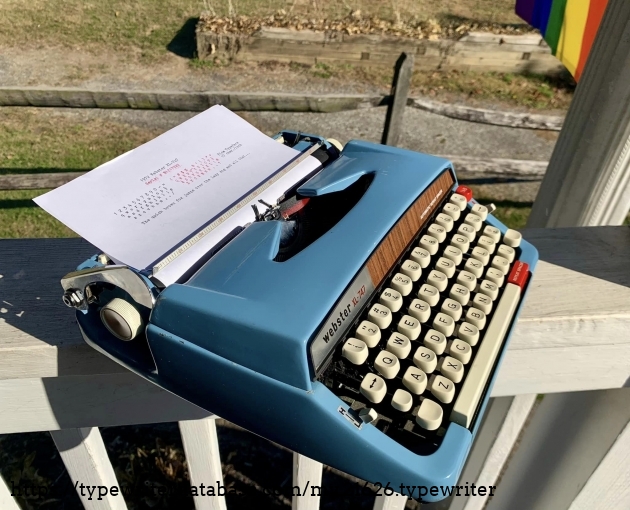 1971 ster XL747 on the Typewriter Database