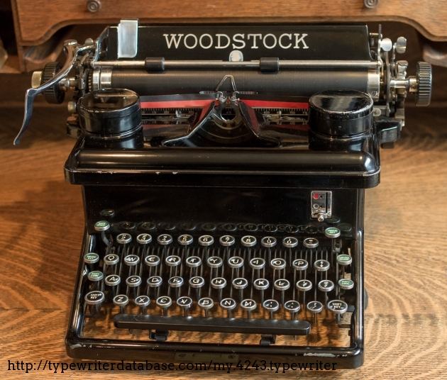 1938 Woodstock 5 on the Typewriter Database