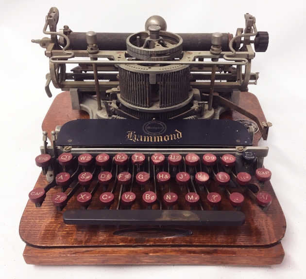 1915 Hammond Multiplex on the Typewriter Database