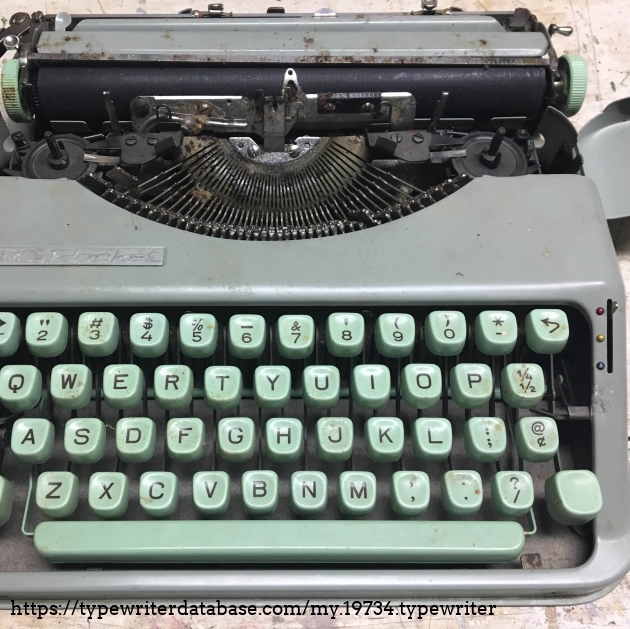 1962 Hermes Rocket on the Typewriter Database