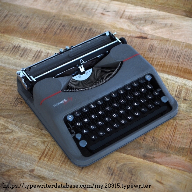1951 Hermes Baby on the Typewriter Database
