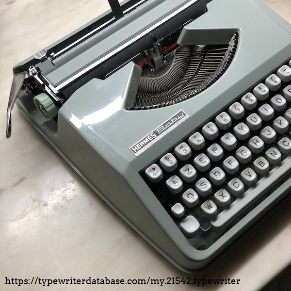 1968 Hermes Baby on the Typewriter Database