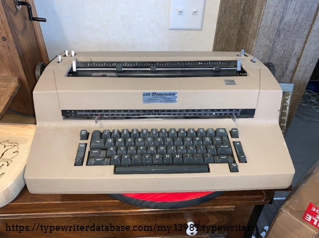 1976 IBM Selectric II on the Typewriter Database